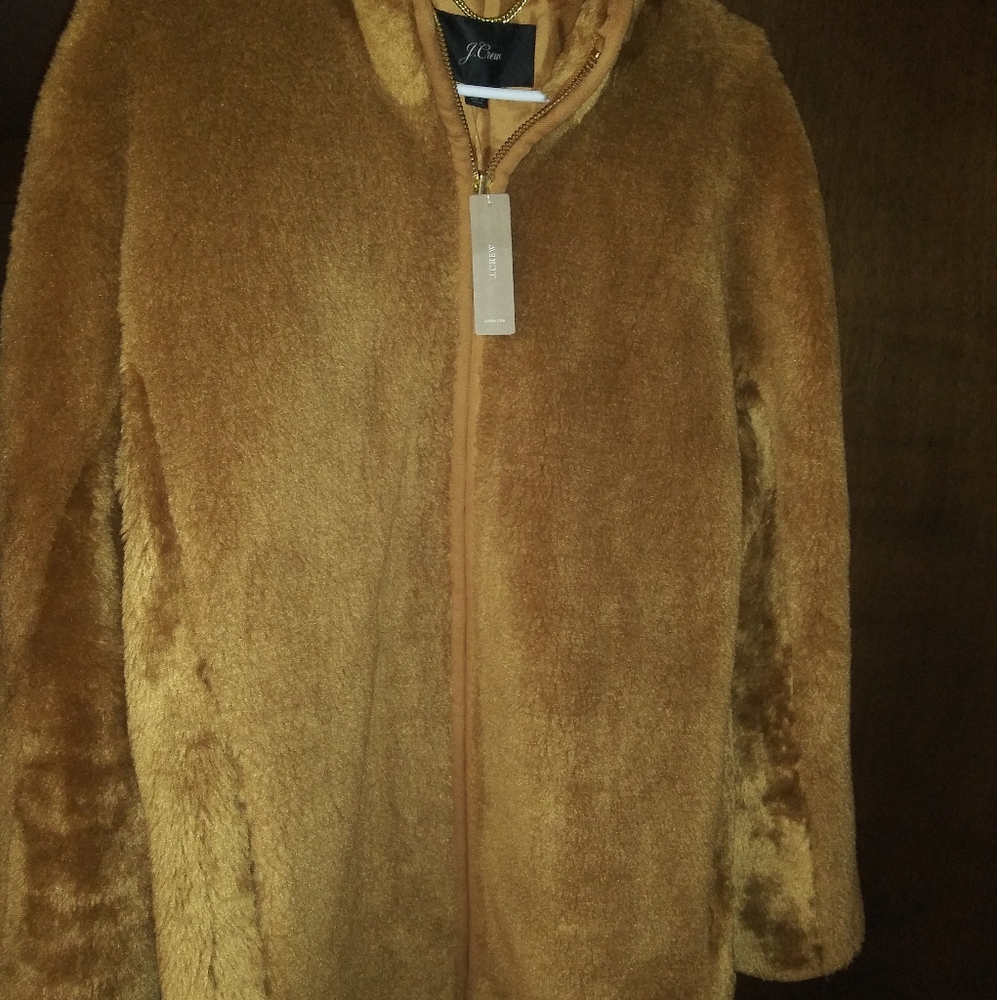 J crew teddy coat. New with tag